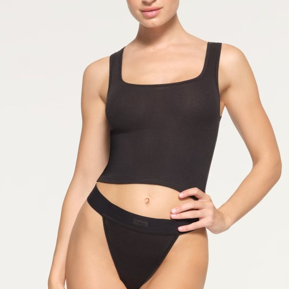 Skims Cotton Rib Tank XS